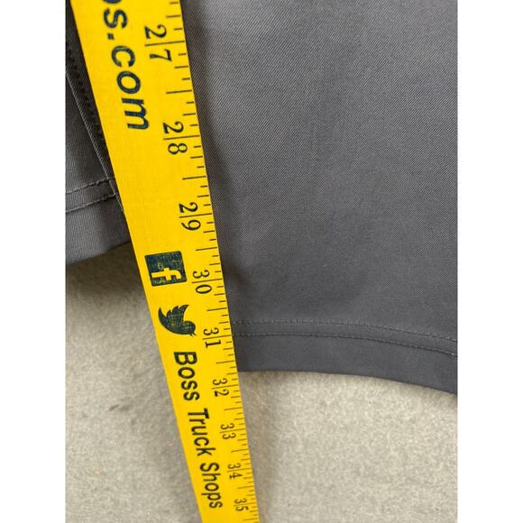 Public Rec Pants Mens 34x34 Gray Work Day Chino 5-Pocket Flat Front Straight Leg - Picture 6 of 14